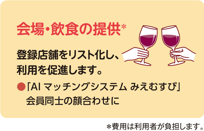 縁むすび応援スポットご協力をお願いいたします
